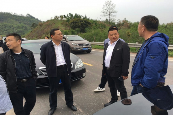 4.14蓮都區(qū)領(lǐng)導(dǎo)赴現(xiàn)場(chǎng)調(diào)研，關(guān)心支持公司發(fā)展后勁